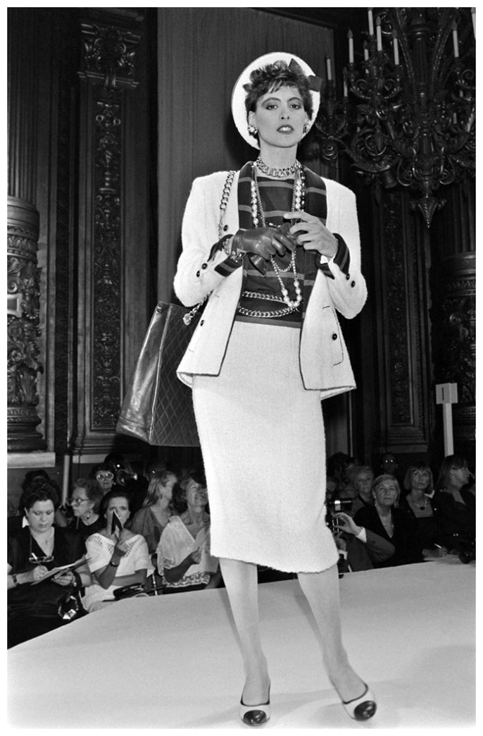 Albert Watson  Ines De La Fressange in Chanel, Paris, 1985 (1985