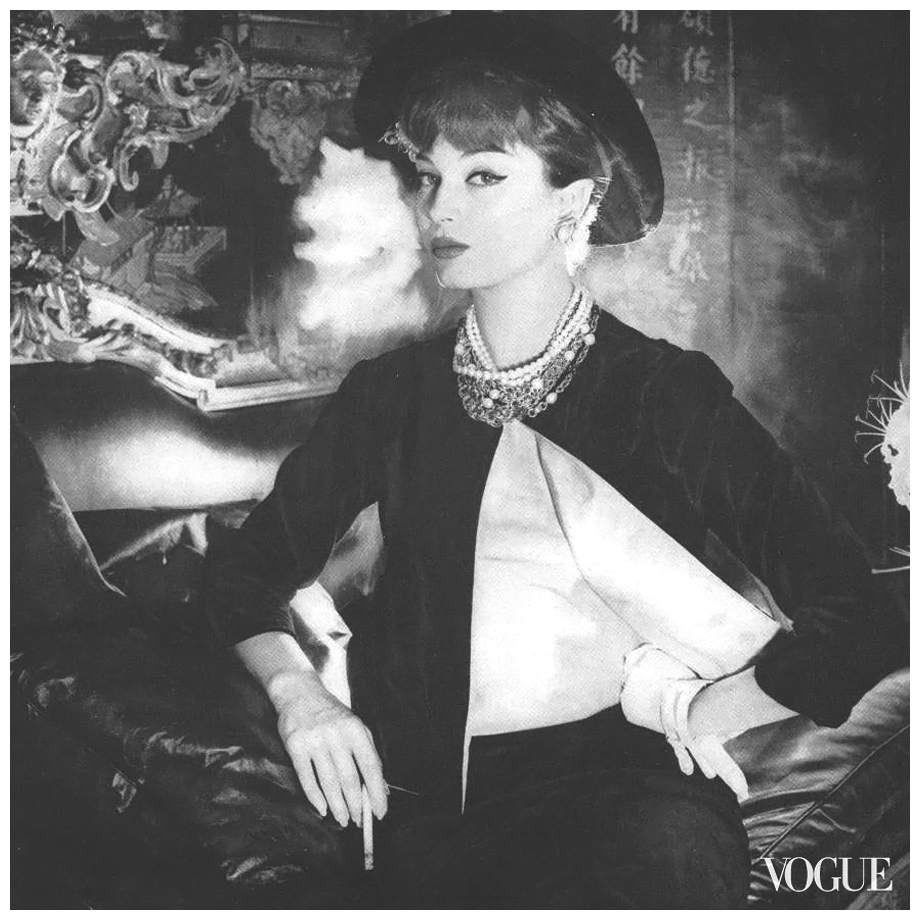 The Nifty Fifties — Marie-Hélène Arnaud In Coco Chanel's apartment.